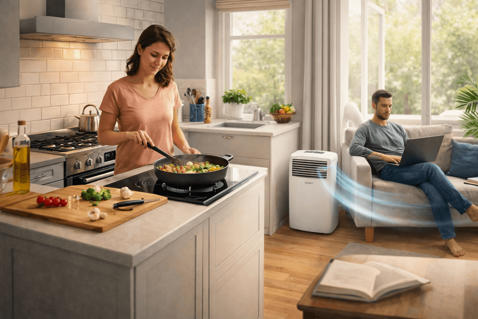 Hogar cómodo todo el año: ideas prácticas para cocinar mejor y mantener un ambiente fresco
