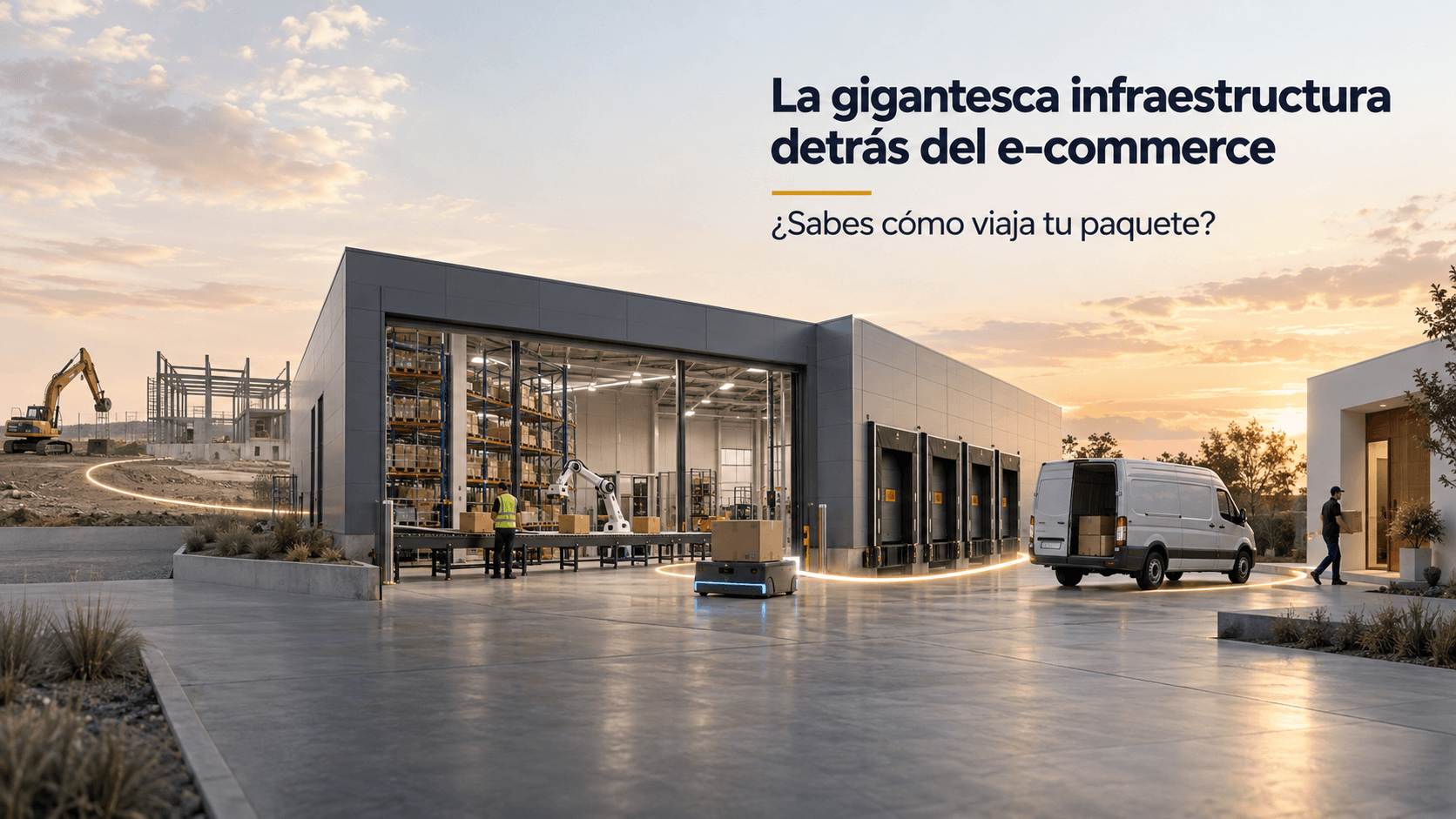 La gigantesca infraestructura detrás del e-commerce ¿sabes cómo viaja tu paquete?