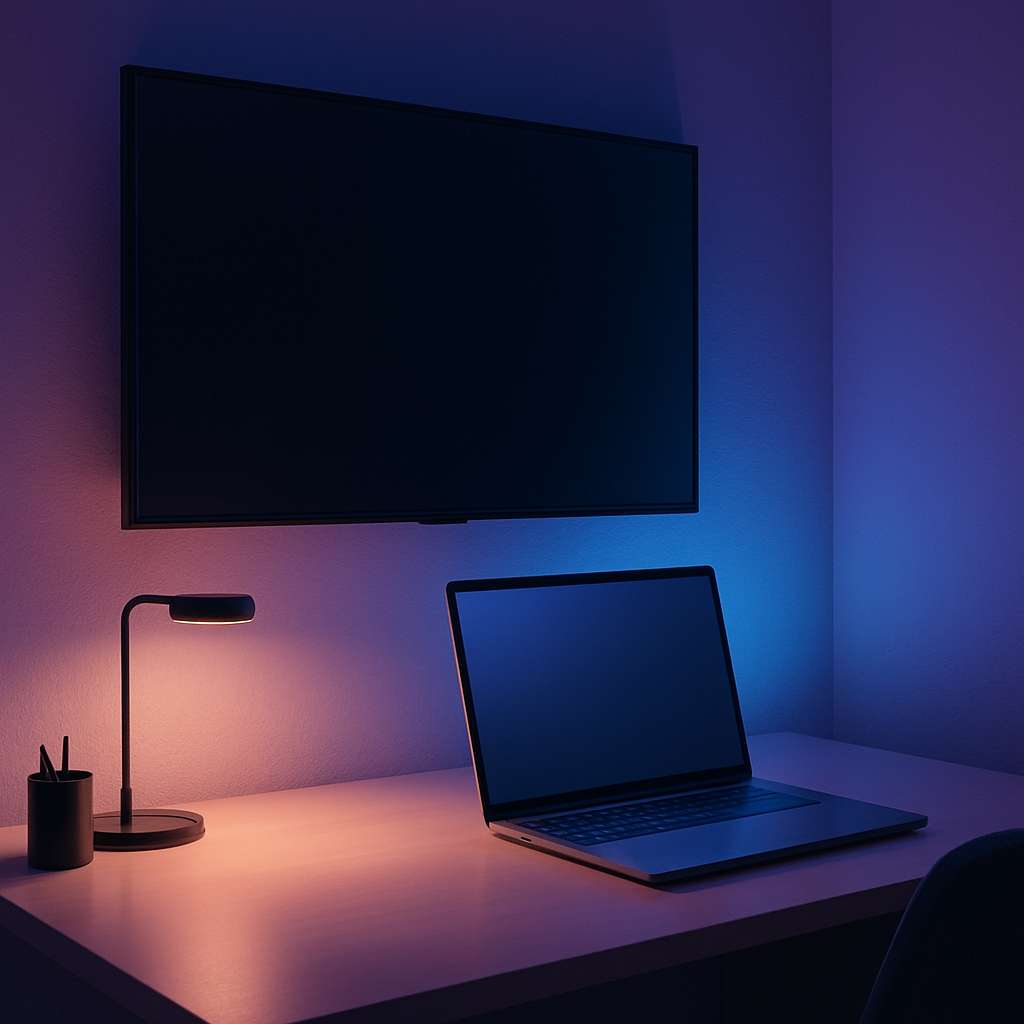 Laptop y televisor: el equipo tecnológico que necesita todo negocio digital